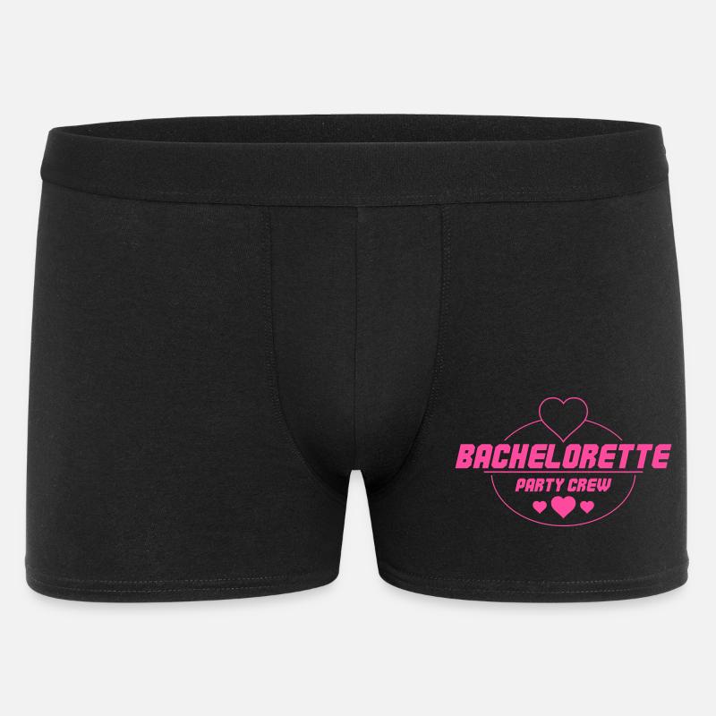Bachelorette Party Crew - Männer Boxer Shorts - Schwarz
