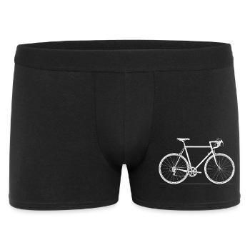 Road Bike Silhouette Design - Men's Boxer Shorts - black - Front