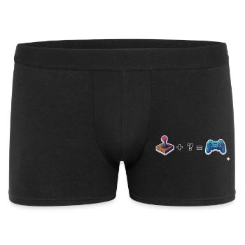 Joystick rétro rencontre manette - Boxer Homme - noir - Devant