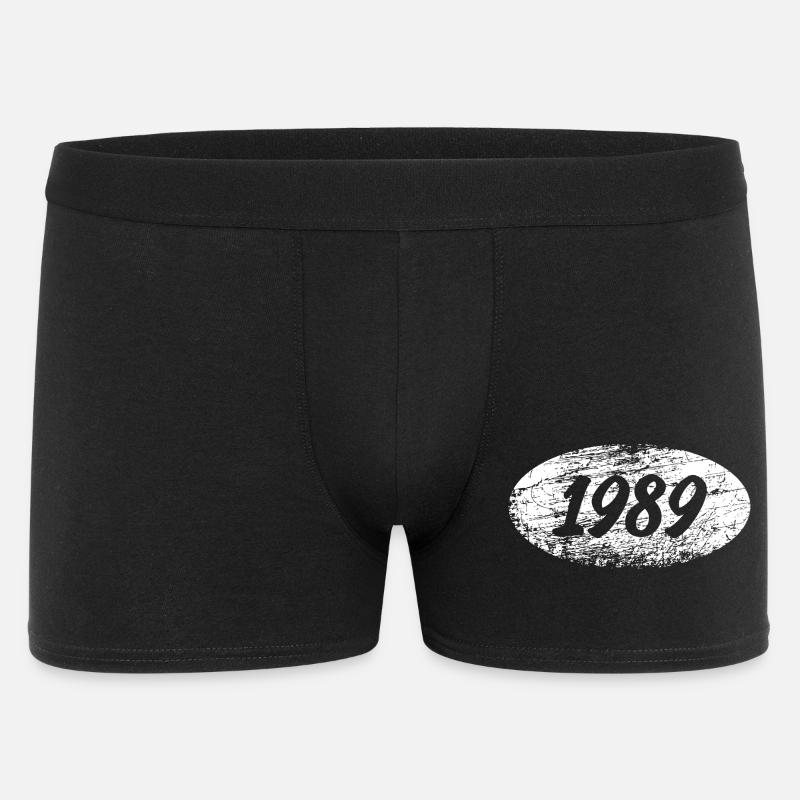 Freizeit 1989 - Männer Boxer Shorts - Schwarz