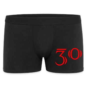 30. 30 YEARS. 30th ANNIVERSARY. 30 YEARS ANNIVERSARY. - Men's Boxer Shorts - black - Front
