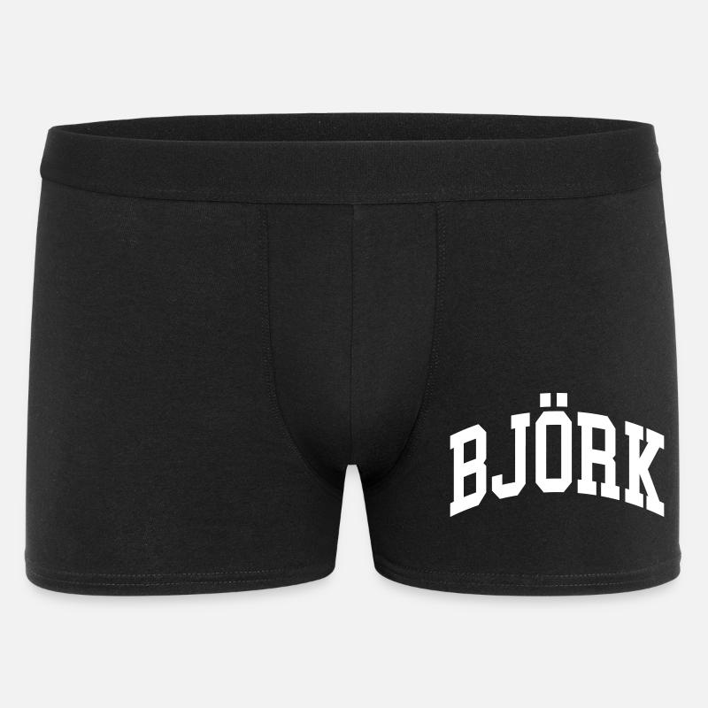 Björk - Männer Boxer Shorts - Schwarz