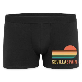 Sevilla Spain - Männer Boxer Shorts - Schwarz - Vorne