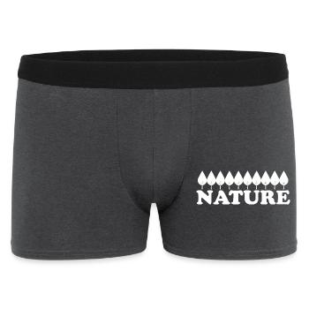 Nature - Boxer Homme - charbon - Devant