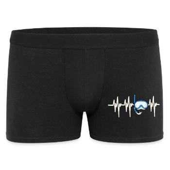 Heartbeat Diver - Men's Boxer Shorts - black - Front