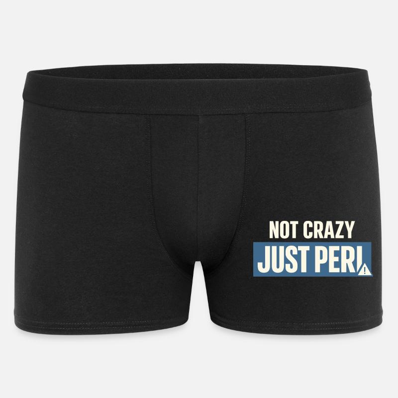 Perimenopause Humor Perimenopause - Männer Boxer Shorts - Schwarz