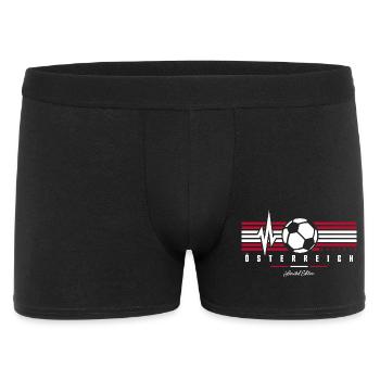 Flag Football Autrichien Battement de cœur autrichiens - Boxer Homme - noir - Devant