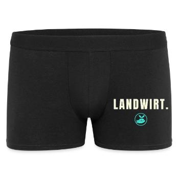 Farmer Success Edition - Hand & Apple - Men's Boxer Shorts - black - Front