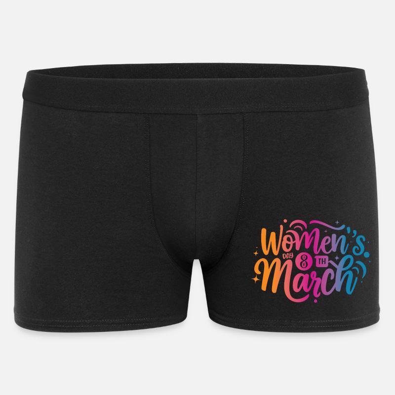 Giornata della Donna 8 marzo - Boxer da uomo - nero