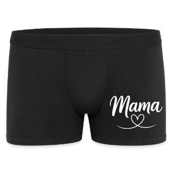 Mama Heart Script - Boxer Homme - noir - Devant