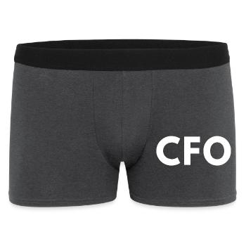 CFO Directeur Financier Directeur Financier Direction Financière - Boxer Homme - charbon - Devant