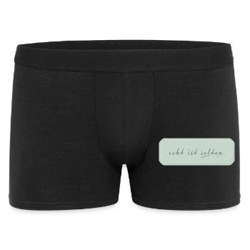 Le réel est rare – Typographie minimaliste - Boxer Homme - noir - Devant