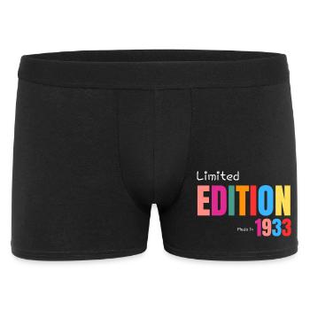 Limited edition Made in 1933 - Men's Boxer Shorts - black - Front