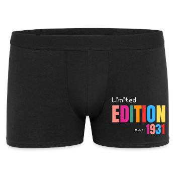 Limitierte Auflage Hergestellt 1931 - Männer Boxer Shorts - Schwarz - Vorne
