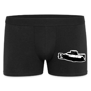 U-Boot - Männer Boxer Shorts - Schwarz - Vorne