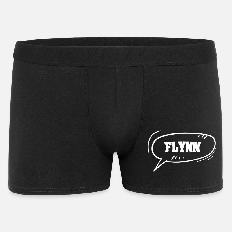 Flynn - Männer Boxer Shorts - Schwarz