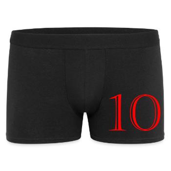 10. 10 YEARS. 10th ANNIVERSARY. 10 YEAR ANNIVERSARY. - Men's Boxer Shorts - black - Front