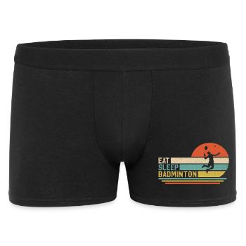badminton - Männer Boxer Shorts - Schwarz - Vorne