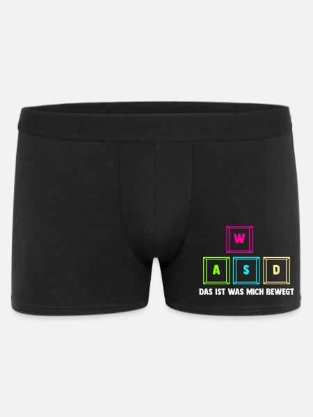 Zocken Computerspieler Zocker Gaming Gamer - Männer Boxer Shorts - Schwarz