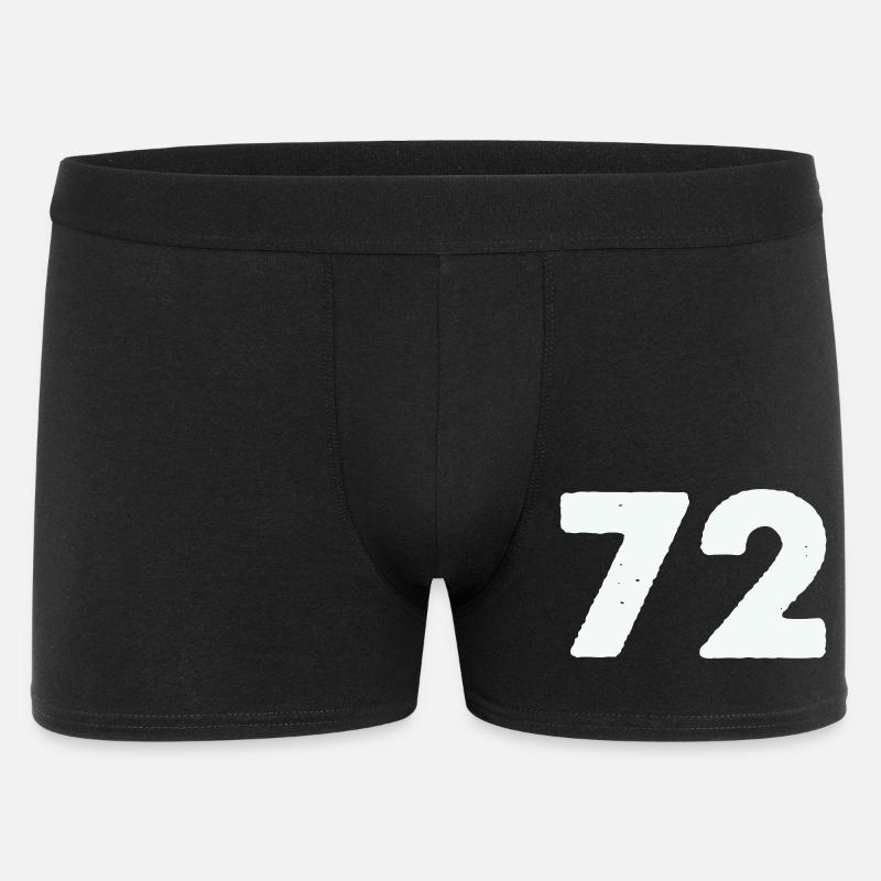 72 - Männer Boxer Shorts - Schwarz
