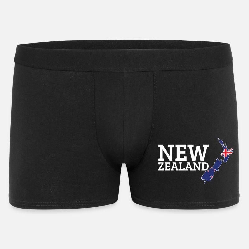 Drapeau néo-zélandais Cool Néo-Zélandais - Boxer Homme - noir