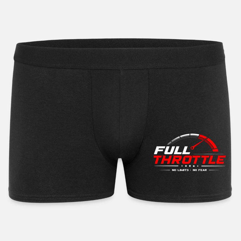 Full Throttle - Männer Boxer Shorts - Schwarz