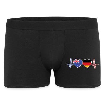Nouvelle-Zélande Allemagne Néo-Zélandaise Allemand - Boxer Homme - noir - Devant