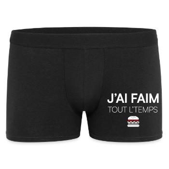 I'M HUNGRY. ALL THE TIME. | Humor - Men's Boxer Shorts - black - Front