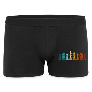 Rainbow Chess Game Pieces - Men's Boxer Shorts - black - Front