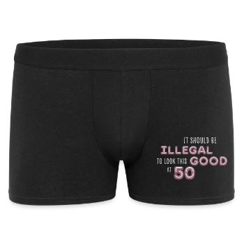 Avoir l’air illégalement à 50 ans – Un anniversaire cool - Boxer Homme - noir - Devant