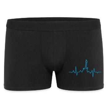 Guitare électrique Rythme cardiaque - Boxer Homme - noir - Devant