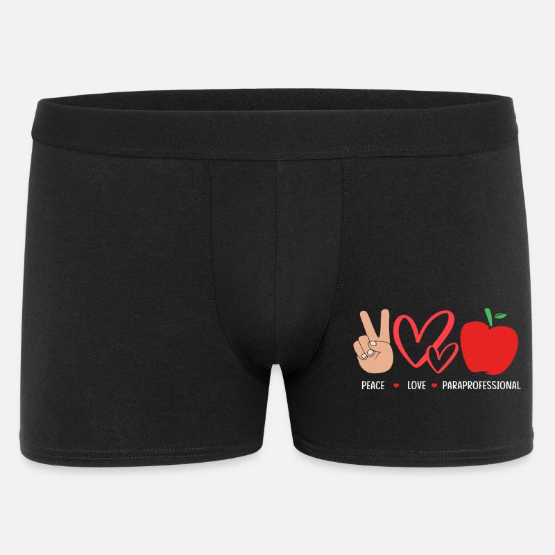 Lærerassistent Paraprofessionel Paraeducator - Boxer Shorts til mænd - sort