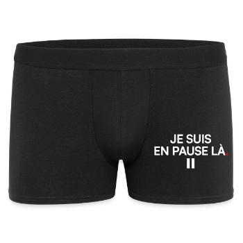 I'M ON A BREAK HERE | Humor - Men's Boxer Shorts - black - Front