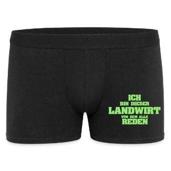 Farmer - Men's Boxer Shorts - black - Front