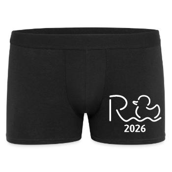 Rente 2026 - Retraite - Rente - Boxer Homme - noir - Devant