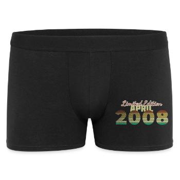 18th Birthday Limited Edition (SCR) 04/2008 - Men's Boxer Shorts - black - Front