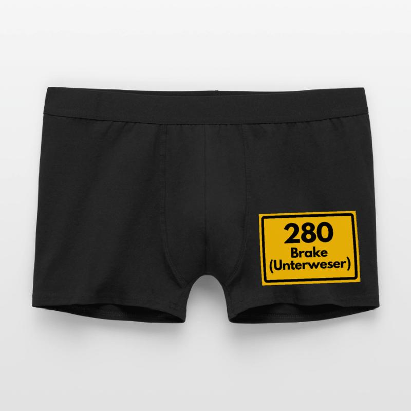 OLD POSTCODE ZIP CODE RETRO 2880 BRAKE UNTERWESER! Men's Boxer Shorts