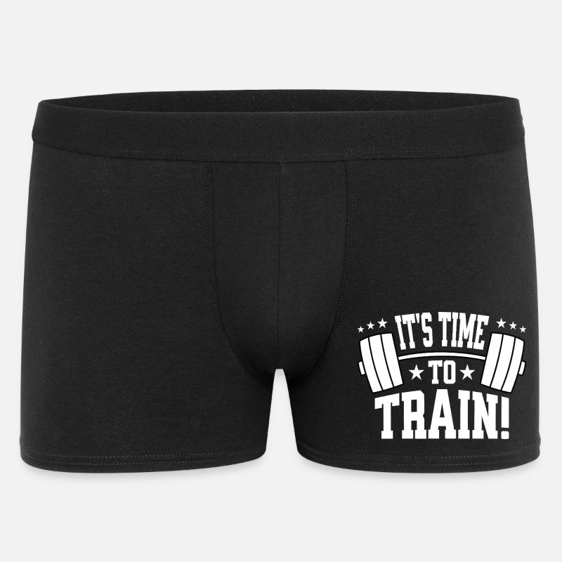 C'est l'heure de s'entraîner - Boxer Homme - noir