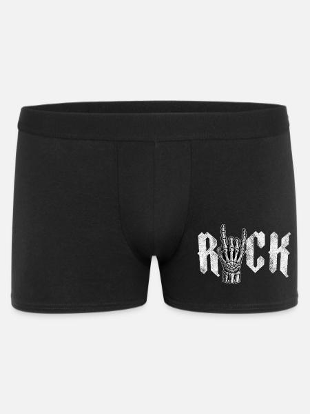 Rock Music Symbol Funny - Men's Boxer Shorts - black