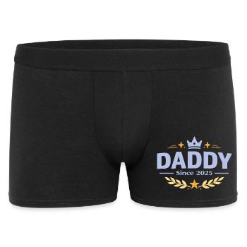 Daddy Since 2026 – Proud Dad Design - Men's Boxer Shorts - black - Front