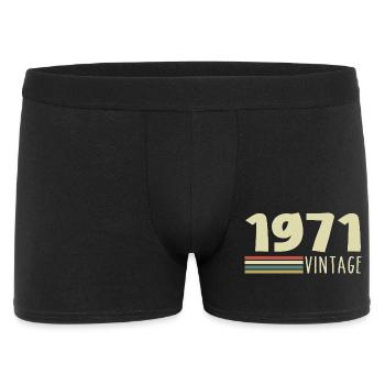 1971-Anniversary-1971-retro-1971 - Men's Boxer Shorts - black - Front