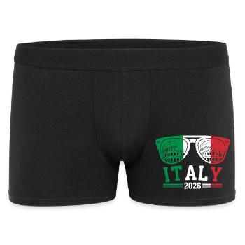 Italy 2026 Rome Colosseum Sunglasses - Men's Boxer Shorts - black - Front