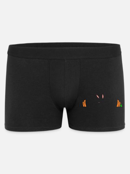 Bunny Carrots Dumbbell Weights - Men's Boxer Shorts - black