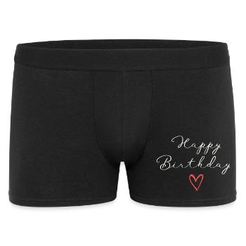 Joyeux anniversaireJoyeux anniversaire - Boxer Homme - noir - Devant
