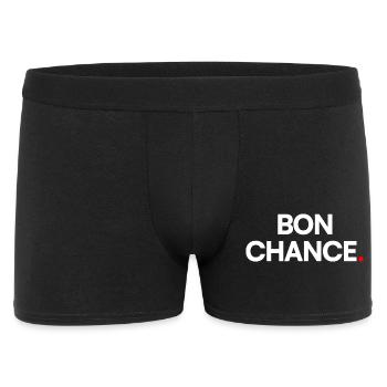 GOOD LUCK | Minimalist humor expression - Men's Boxer Shorts - black - Front