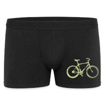 Watercolor Bike: Urban Ride - Men's Boxer Shorts - black - Front