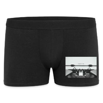 Une page à la fois : conception de machine à écrire - Boxer Homme - noir - Devant
