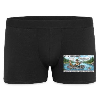Bass Bandits Fishing Trip - Men's Boxer Shorts - black - Front