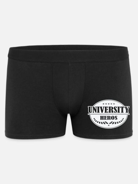 Unihelden Badge - Men's Boxer Shorts - black