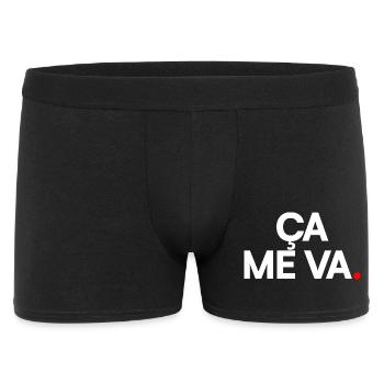 THAT'S FINE WITH ME. – Minimalist French expression - Men's Boxer Shorts - black - Front